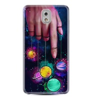 Samsung Note 3 4 5 8 9 20 Ultra 10 Lite Kılıf Desenli Silikon Finger planet 1740