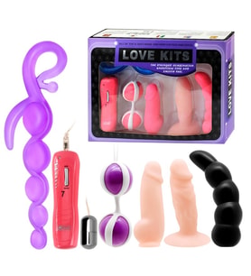 Pretty Love Kits Çiftlere Özel Titreşimli Vibratör Plug Set