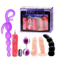 Pretty Love Kits Çiftlere Özel Titreşimli Vibratör  Plug Set