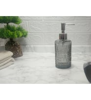 CAM SIVI SABUNLUK,YILDIZ DESENLİ GRİ 300ML 6,8X17,6CM