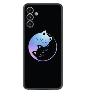 Samsung A23 A31 A32 A50 A51 A52 A53 A70 Kılıf Desenli Silikon Love Cats 1604