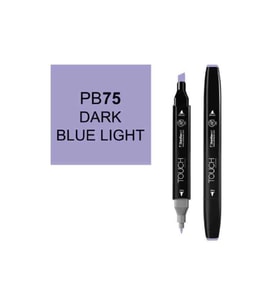 TOUCH TWIN PB75 ÇİFT UÇLU MARKER DARK BLUE LIGHT