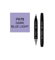 TOUCH TWIN PB75 ÇİFT UÇLU MARKER DARK BLUE LIGHT