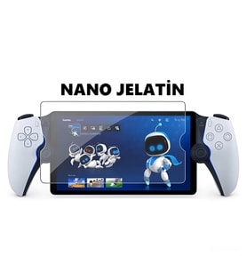 PlayStation Portal Uyumlu Ekran hidrojel Filmi Nano Body Jelatin (Şeffaf)