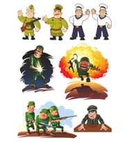 Asker Sticker Set-1 8 Parça Telefon, Tablet, Defter, Laptop Sticker