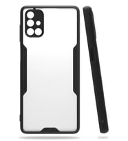 Newface Samsung Galaxy M51 Kılıf Platin Silikon - Siyah