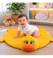 120 cm Peluş Bebek Oyun Halısı Yumuşak Emekleme ve Oyun Matı