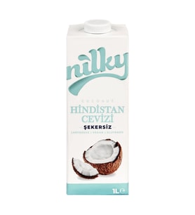 Nilky Hindistan Cevizi Şekersiz 1L
