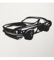 ALEDA Mustang Metal Lazer Kesim Tablo