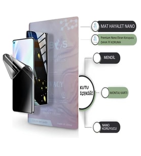 Oppo F19 PRO NANO Ekran Koruyucu ULTRA İnce Esnek - Mat Hayalet - Umbos
