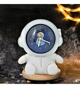 Astronot Şeklinde Kumbaralı Masa Saati 