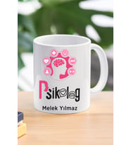 psikolog özel tasarım kupa bardak