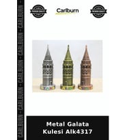 Özel Üretim Hediyelik Dekoratif Hatıra Masaüstü Mimari Metal Galata Kulesi Alk4317