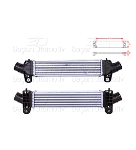Ford Mondeo 3 2000 ve Sonrası Turbo Radyatörü Intercooler