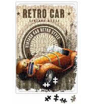 Retro Carro Puzzle 240 Parça Yapboz