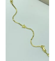 Çelik Gold Ezme Yıldız Bileklik - 25-blk124