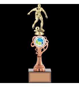 ODAK KUPA - Figürlü Kupalar - Futbol Figürlü Kupalar FG-034 C - 32 cm
