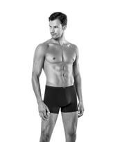 6 lı Paket Kota Erkek İnce Lastik Modal Boxer 1011 (Siyah)