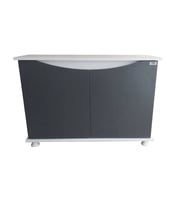 Kanki Pet 100 Cm MDF KP10001ANT Flex Antrasit Kapaklı Akvaryum Sehpası 100x31x69 cm