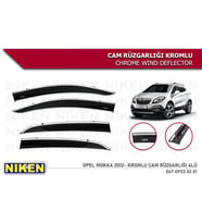Opel Mokka Kromlu Cam Rüzgarlığı Niken 2012-2020 (Beyaz)