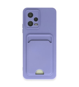 Xiaomi Poco X5 5g Kılıf Kelvin Kartvizitli Silikon - Lila