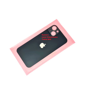 iPhone 13 Arka Pil Batarya Kapağı (CAM) Siyah