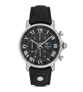 HISLON TM112S-04BS SİYAH DERİ KORDON ERKEK KOL SAATİ