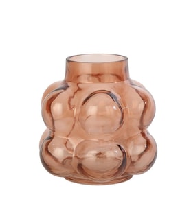 Vitale Kısa Kabarcık Cam Vazo 1 14,5*14,5*15 Cm AK.JK0033