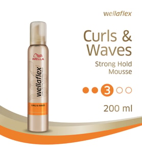 Lexroo Wella Wellaflex Curls & Waves Güçlü Tutuş Saç Köpüğü 200 Mililitre