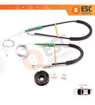 Volvo C70 MK1 872 1996-2002 2-Kapı Coupe 9467885 İçin Sağ Cam Kriko Tamir Seti