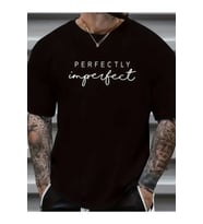 Erkekler Için PERFECTLY Günlük Tişört - Siyah