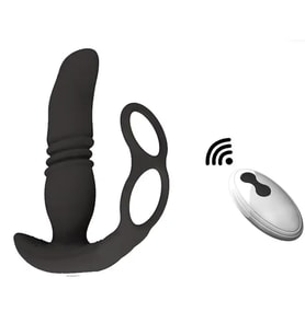 Carmine Wireless Kumandalı Titreşimli Penis Halkası Vibratör