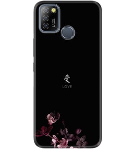 Infinix Smart 5 Kılıf Silikon Desen Love 1629