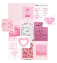 Orora Pinky Kawaii Poster Duvar Kağıdı Seti-12li-230g-A5