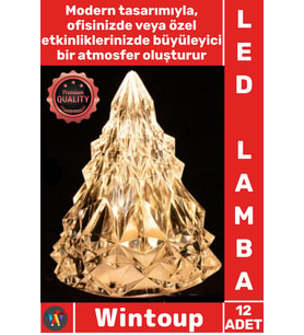 #Led Yılbaşı Dekorasyon Aydınlatma Estetik Şık Model Cafe Christmas Süs Noel Ağacı Led Lamba 12'li