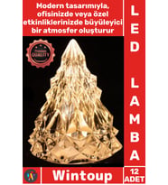 #Led Yılbaşı Dekorasyon Aydınlatma Estetik Şık Model Cafe Christmas Süs Noel Ağacı Led Lamba 12'li