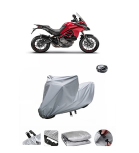 Ducati Multistrada 950 S  Su Geçirmez Motosiklet Brandası ARKA ÇANTA UYUMLU