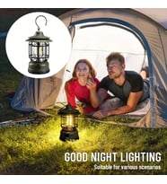 Bluetooth Hoparlör Özellikli Dimerli Led Kamp Lambası Hs66 (5343)