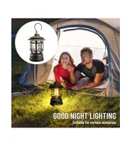 Bluetooth Hoparlör Özellikli Dimerli Led Kamp Lambası Hs66 (5343)