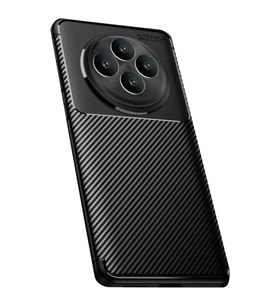 Oppo Reno 11 Uyumlu FS Kılıf Auto Focus Karbon Kapak - Siyah
