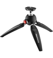 Manfrotto Mtpixievo-Bk, Pixi Evo 2 Segmentli Mini Tripod, Aynasız Kameralar Için, Kompakt Sistem Kam