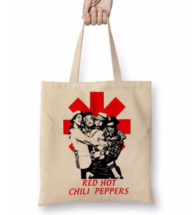 Red Hot Chili Peppers Bez Çanta Uzun Saplı