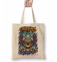 Criticalz Skull Tribal Bez Çanta Uzun Saplı