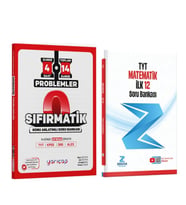 YarıÇap Yayınları TYT Problemler Sıfırmatik ve Zeduva Matematik İlk 12 Soru Bankası Seti 2 Kitap