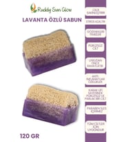 Kabak lifli Lavanta Özlü Sabun El Yapımı Doğal 120 gr