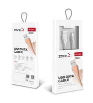 Zore LS28 Micro Usb Kablo (Rose Gold Altın)