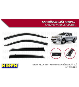 HILUX 2015 + KROMLU CAM RÜZGARLIĞI NİKEN