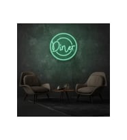 Restoranlara Özel Diner Yazılı Neon Tabela