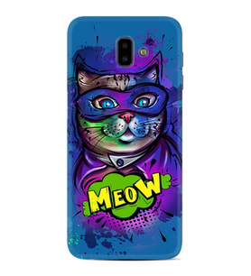 Samsung J6 Plus J7 Prime J7 Pro M20 Kılıf Desenli Silikon Super Meow 1715