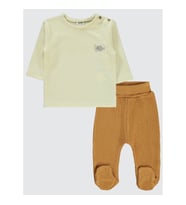 Civil Baby Erkek Bebek Takım 3-12 Ay Kiremit
